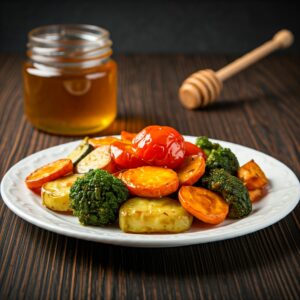 Vegetables Roasted with Honey