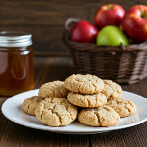 Applesauce Drop Cookies with Honey